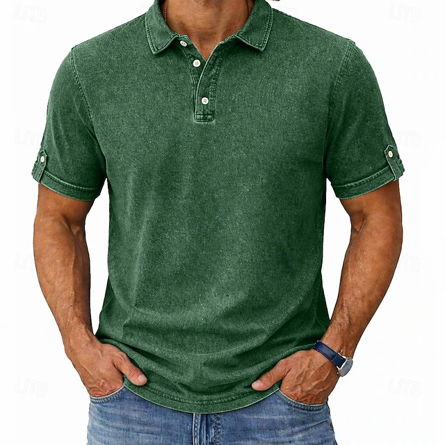 Dominic | Koszulka Polo w Stylu Vintage