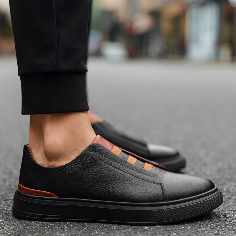 Teodor | Łatwe Sneakersy Slip-On