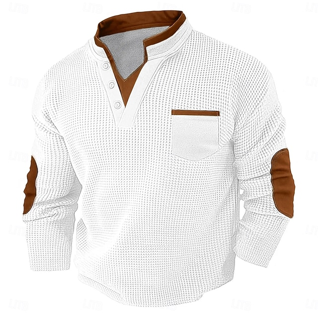 Harvey | Teksturowana koszula Henley