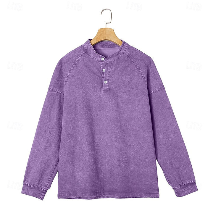 Colby | Koszula Henley w Stylu Vintage