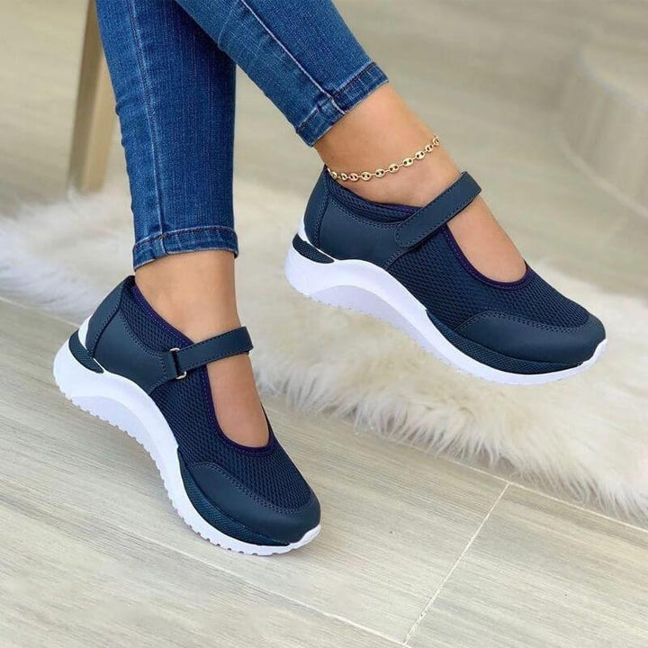 Estella | Sneakersy z wyściełanym paskiem