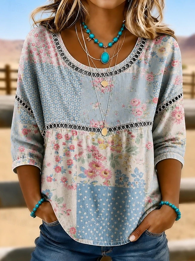 Rosalie | Boho Top z Koronką