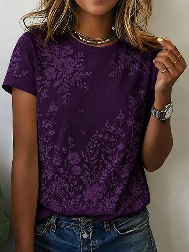 Willa | Kwiatowy T-Shirt