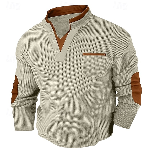 Harvey | Teksturowana koszula Henley