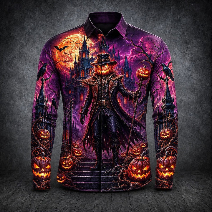 Thatcher | Koszula z długim rękawem w stylu gotyckim na Halloween
