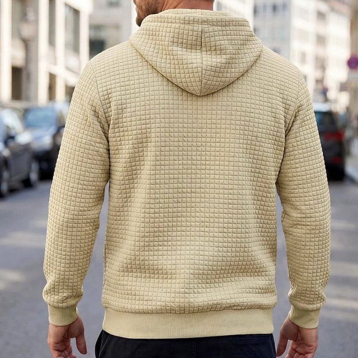 Bryce | Teksturowana Bluza z Kapturem