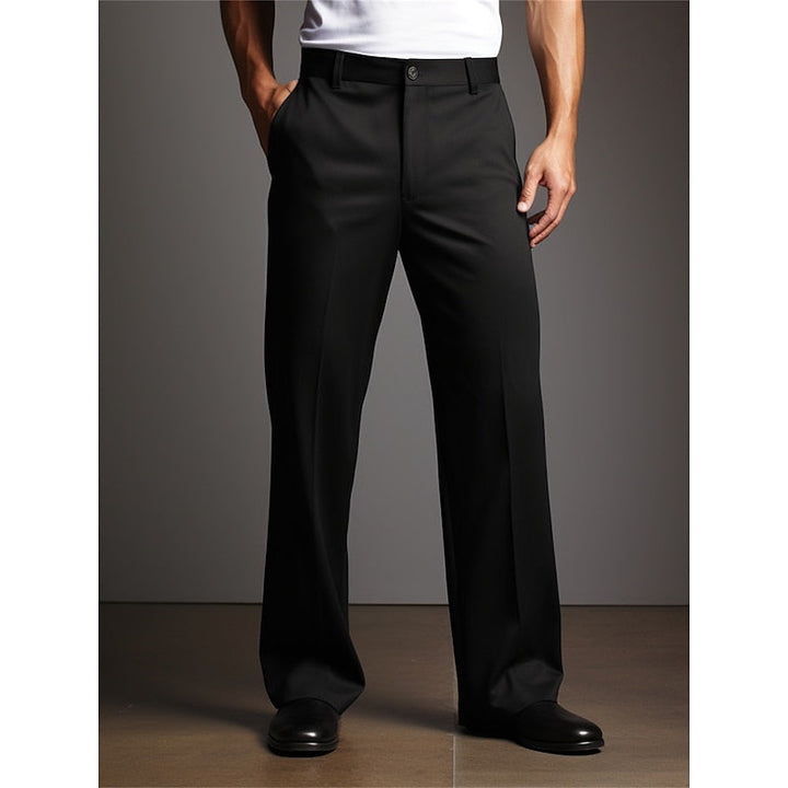Warren | Spodnie Proste o Dopasowanym Kroju