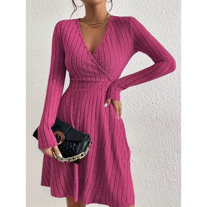 Yvonne | Sukienka A-Line z Dekoltem Wrap