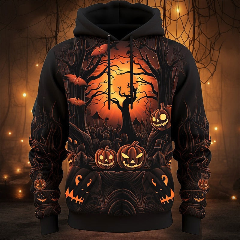 Holden | Halloweenowa Bluza z Kapturem z Motywem Dyni