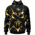Cyrus | Halloweenowa Bluza z Kapturem z Czaszką