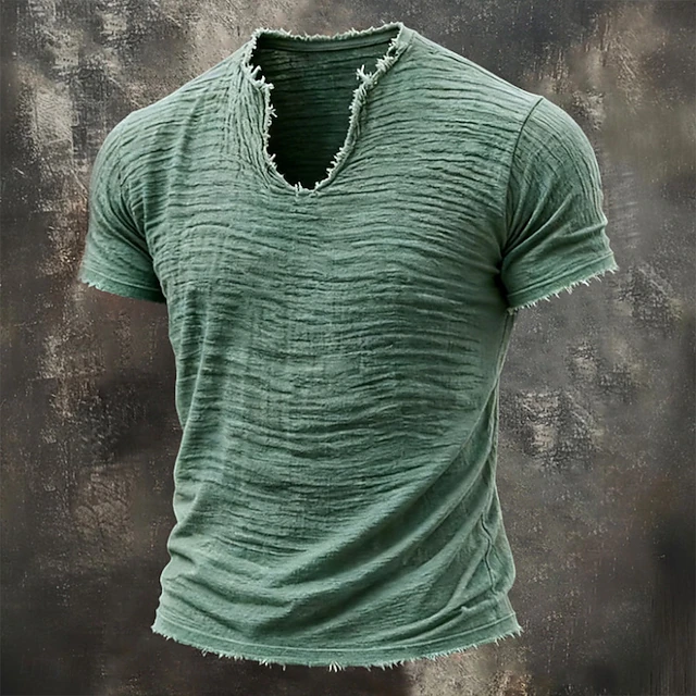 Wyatt | T-shirt z dekoltem w kształcie notcha