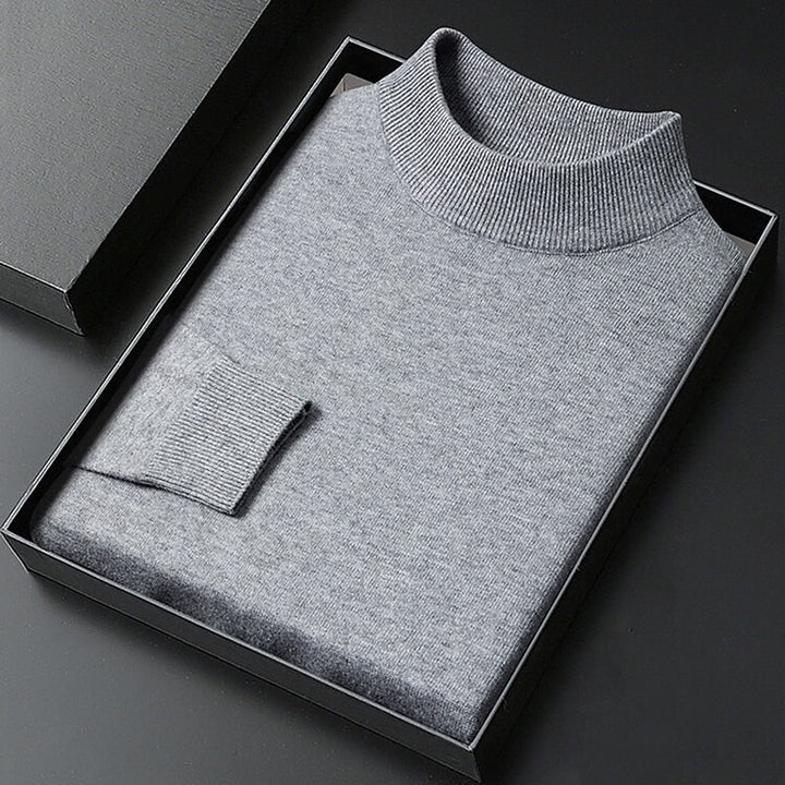 Winston | Elegancki Sweter z Wyższym Kołnierzem