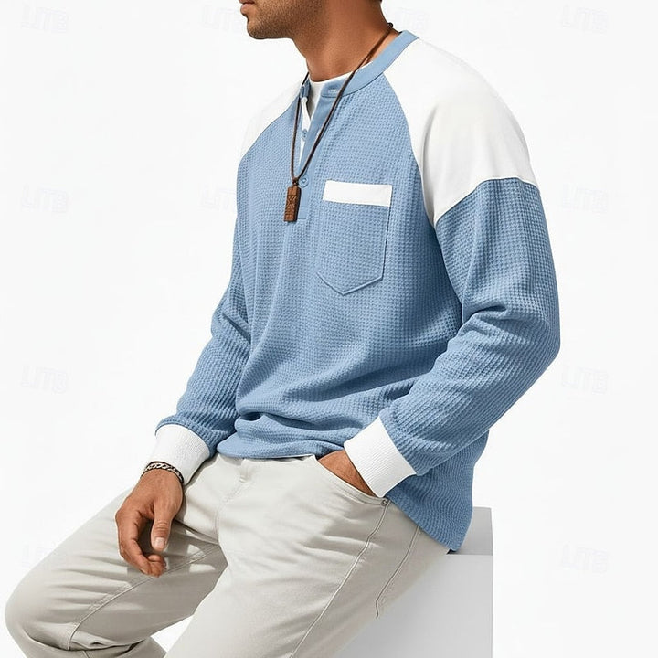 Ellison | Kolorowy Long-Sleeve Henley