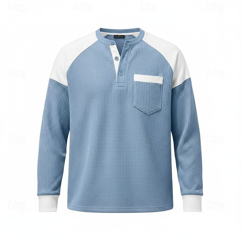 Ellison | Kolorowy Long-Sleeve Henley
