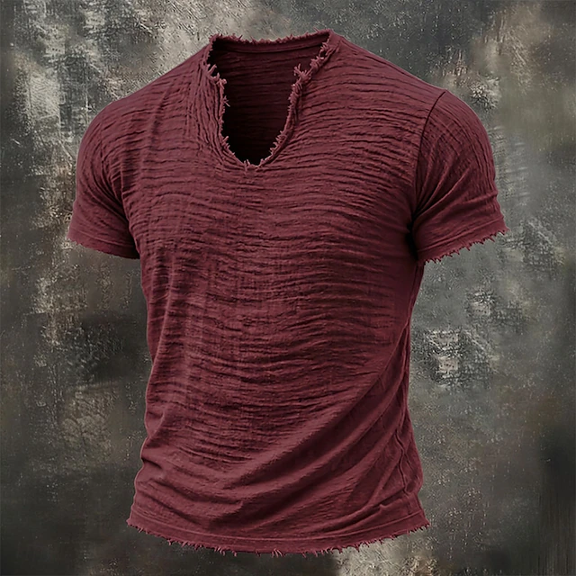Wyatt | T-shirt z dekoltem w kształcie notcha