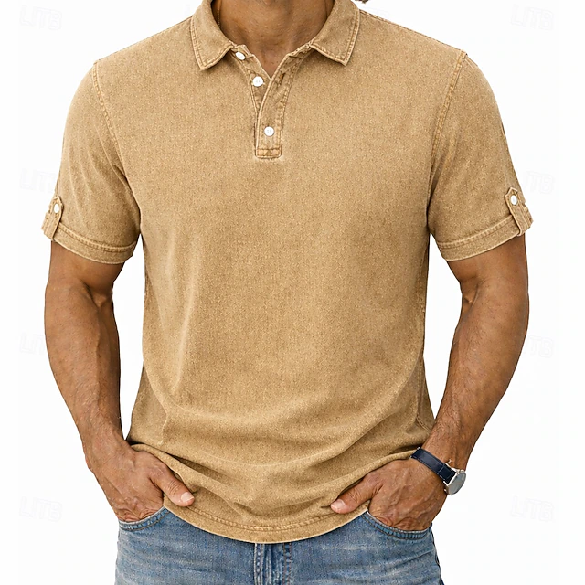 Dominic | Koszulka Polo w Stylu Vintage