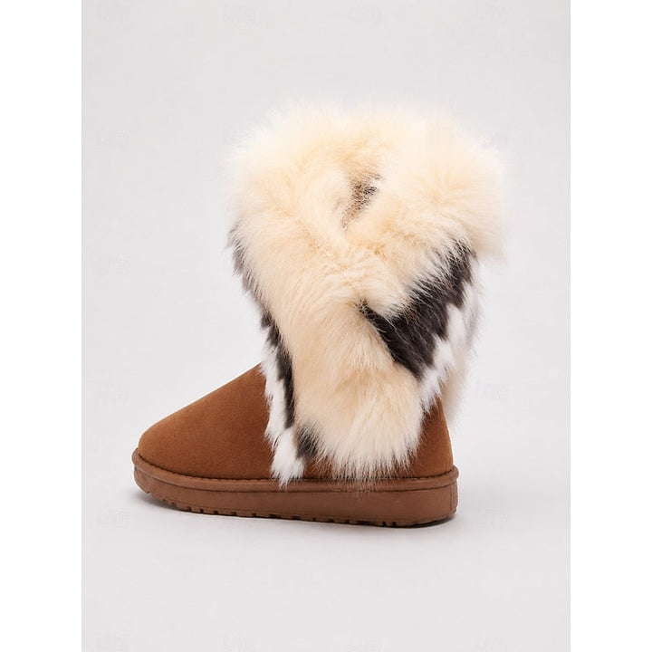 Ramona | Zimowe Buty z Puszystym Wykończeniem