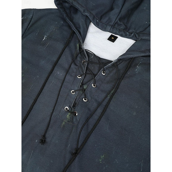 Cole | Halloween Hoodie z Wiązaniem w Kształcie Czaszki