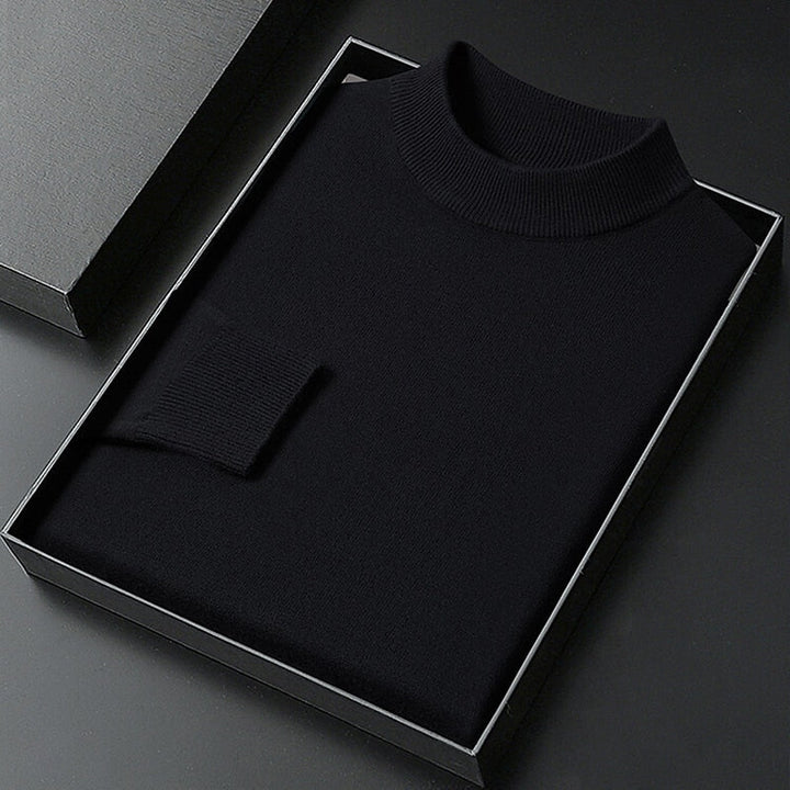 Winston | Elegancki Sweter z Wyższym Kołnierzem