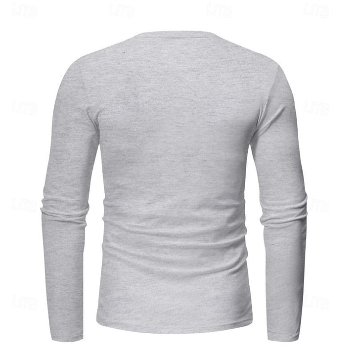 Sheldon | Klasyczny longsleeve Henley