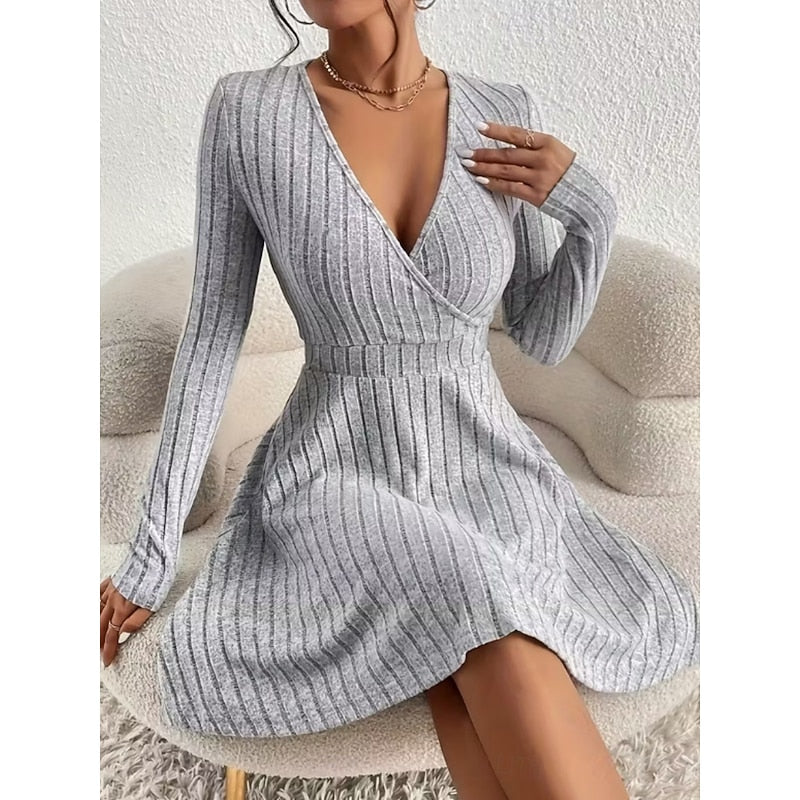 Yvonne | Sukienka A-Line z Dekoltem Wrap