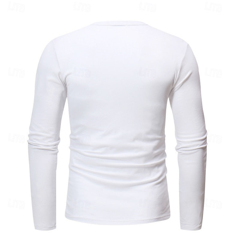 Sheldon | Klasyczny longsleeve Henley