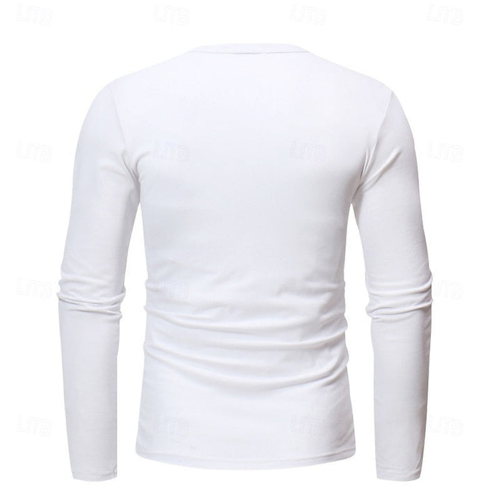 Sheldon | Klasyczny longsleeve Henley