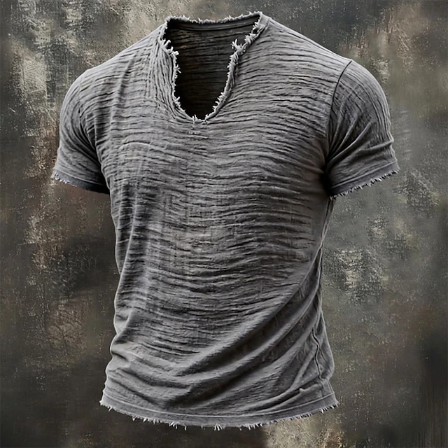 Wyatt | T-shirt z dekoltem w kształcie notcha