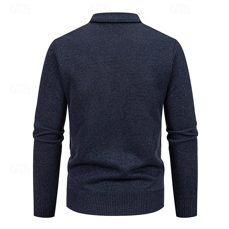 Weston | Elegancki Kardigan w Wzór Argyle