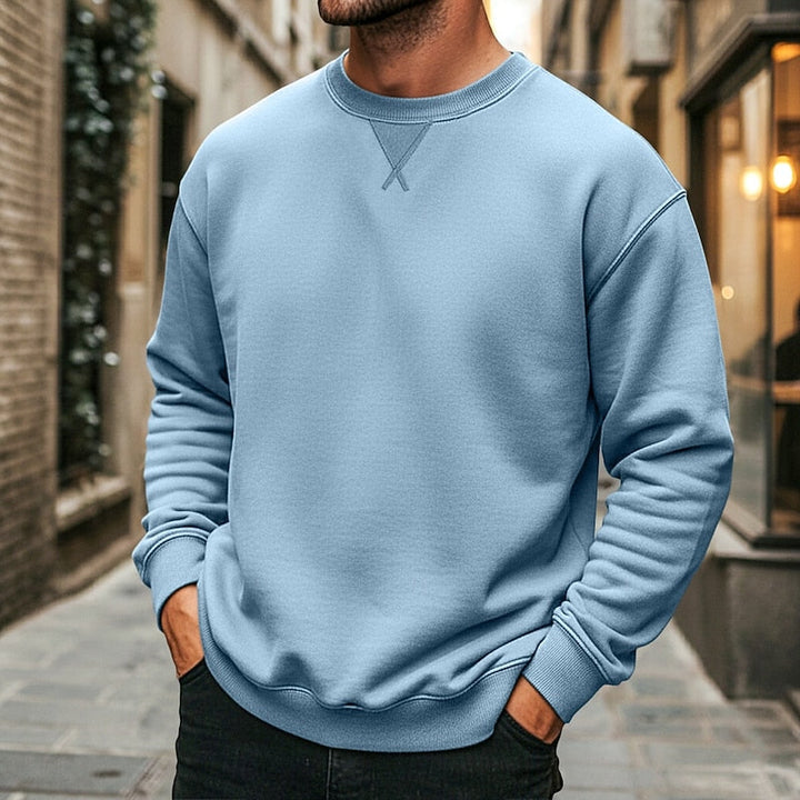 Easton | Klasyczna Bluza z Okrągłym Dekoltem