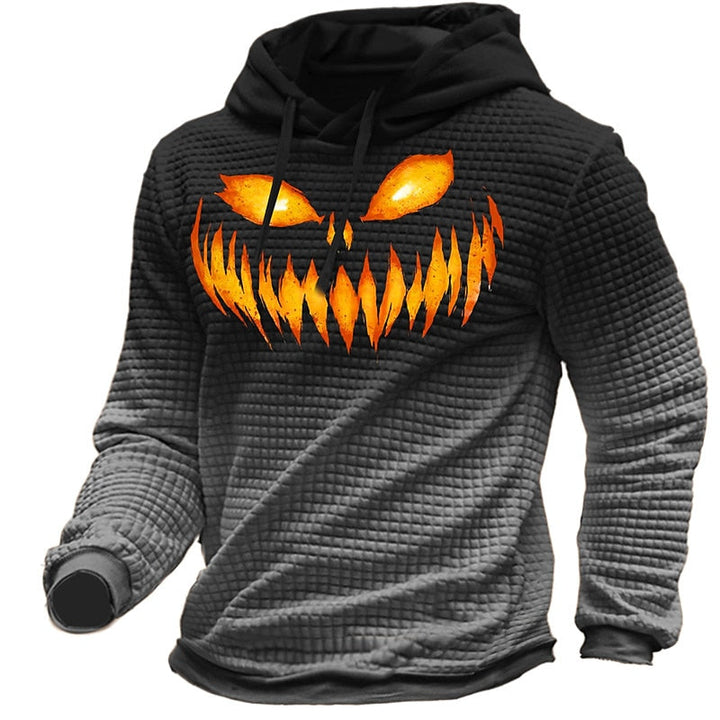 Harlan | Halloween Teksturowana Bluza z Kapturem