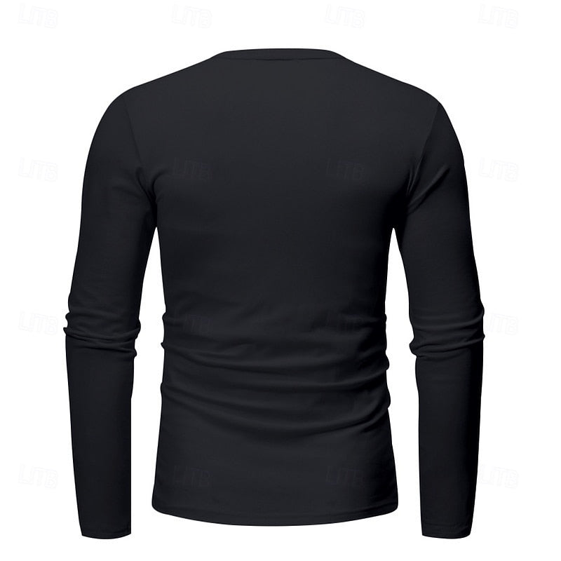 Sheldon | Klasyczny longsleeve Henley