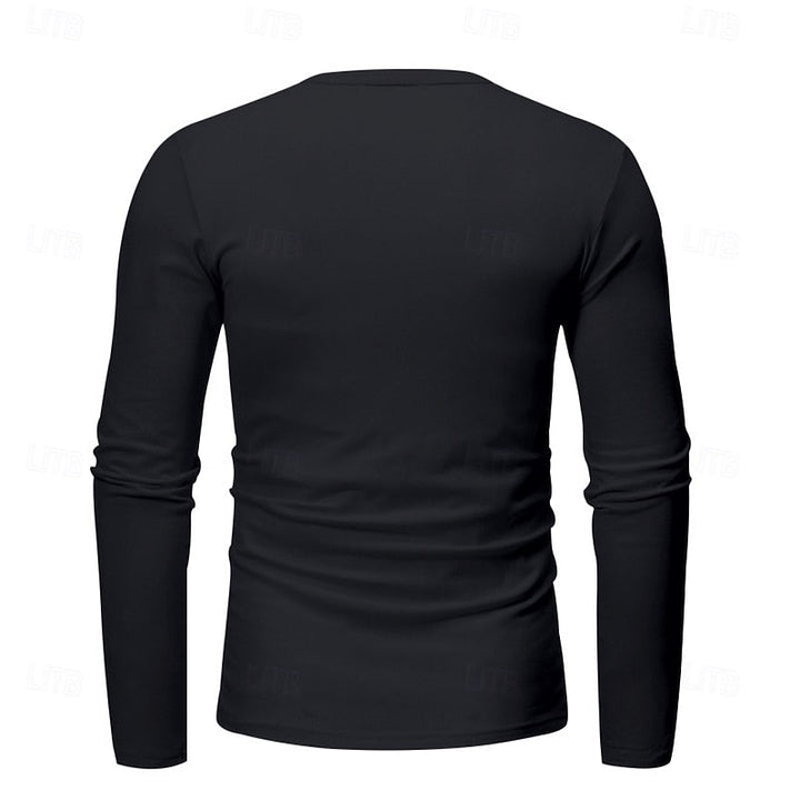 Sheldon | Klasyczny longsleeve Henley