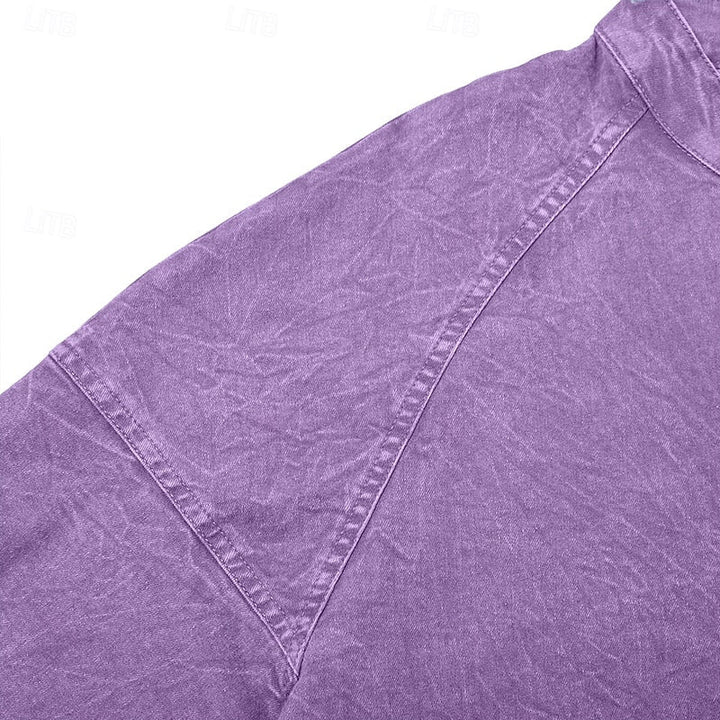 Colby | Koszula Henley w Stylu Vintage