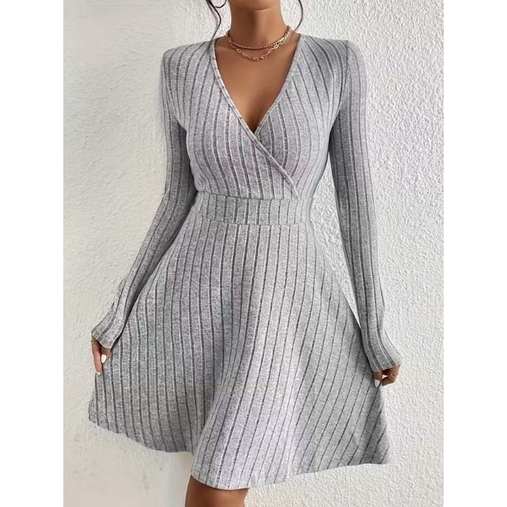 Yvonne | Sukienka A-Line z Dekoltem Wrap
